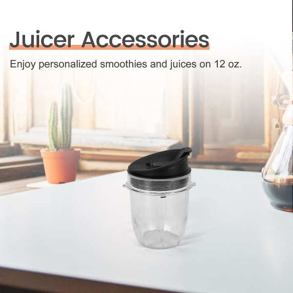 Juicer Tilbehør Kopplokk til Ninja Juicer For Nutri Ninja 12oz kopp 12 unse blenderkrukke 2 pakke med