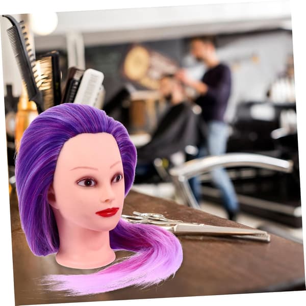 Parykkhodeform Mannequin-hode for hårøvelse og trening for parykkstyling og hårstylinglæring