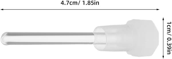 50 st eterisk oljeapplikator: Glaspipett för 6 ml flaskor