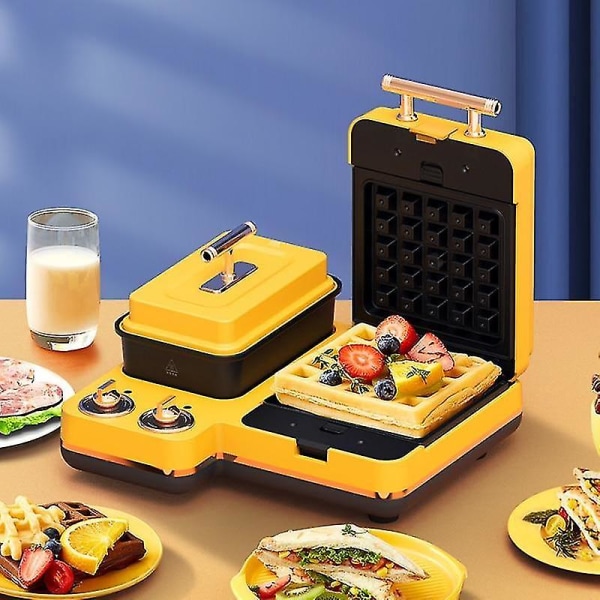Elektrisk frukostmaskin Våffelmunkkaka Smörgåsmaskin