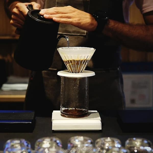 Mirror Scale Kaffeskala Smart Digital Hell Kaffeskala