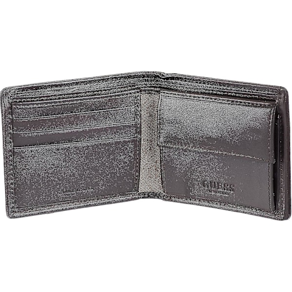 Högkvalitativ Mäns Plånbok i Mjukt Läder, Tri-Fold Design, Kreditkortsfack, ID-kort Brown Brown Logo