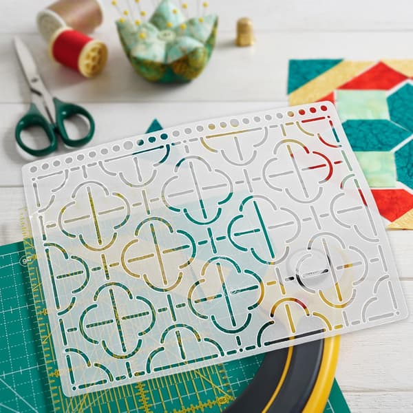 Quiltmallar 25x18 cm DIY Sömnad Patchwork Quiltmall Hantverk