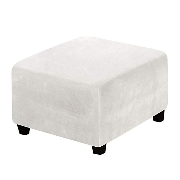 Ottoman Betræk Ottoman Slipcover Fodskammel Beskyttelsesbetræk Skammel Ottoman Betræk, Fløjlstof-a