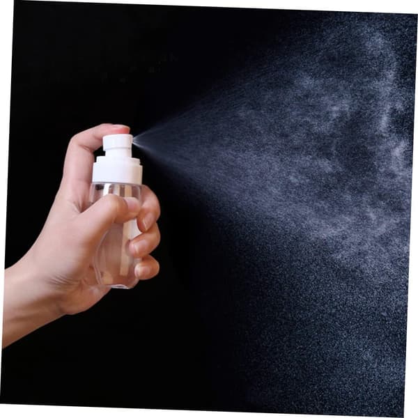 5st 60ml Påfyllningsbara U-formade Sprayflaskor Petg Plast Bärbar Fin Dimma Vätskedispenser