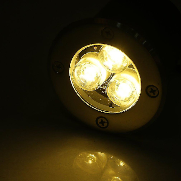3W LED Vattentät Utomhus Markbelysning Landskapsbelysning DC 12V
