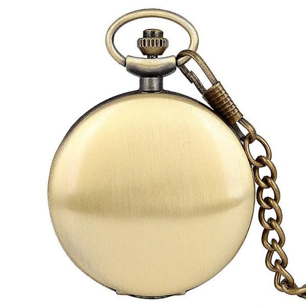 Kiiltävä taskukello tukkukauppa Aliexpress Käännettävä kvartsikello taskukello Kulta taskukello Vintage Gold