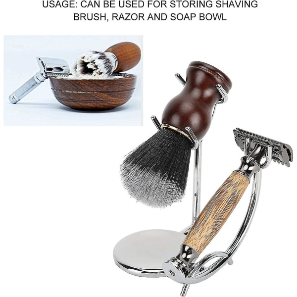Barberhøvel og børstestativ, sikkerhetsverktøy for barberhøvelbørsteholder