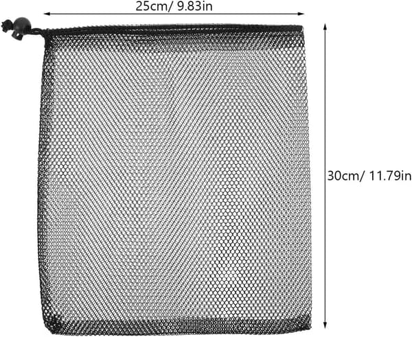 Golfbold Mesh Snørepose Stor Kapacitet Nylon Net Holder Sportsbolde Opbevaringspose