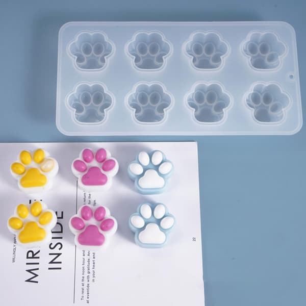 DIY Silikonform Katt tassform Epoxihartsform Semi-3D Matt Silikon DIY Verktyg