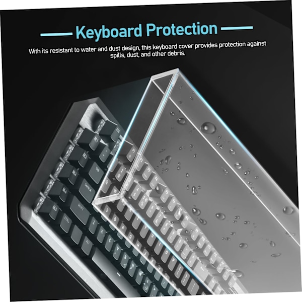 Tangentbordsskydd Anti-katt Robust Akryl Laptop Tangentbordsskydd Exakt Passform för 68-tangenters