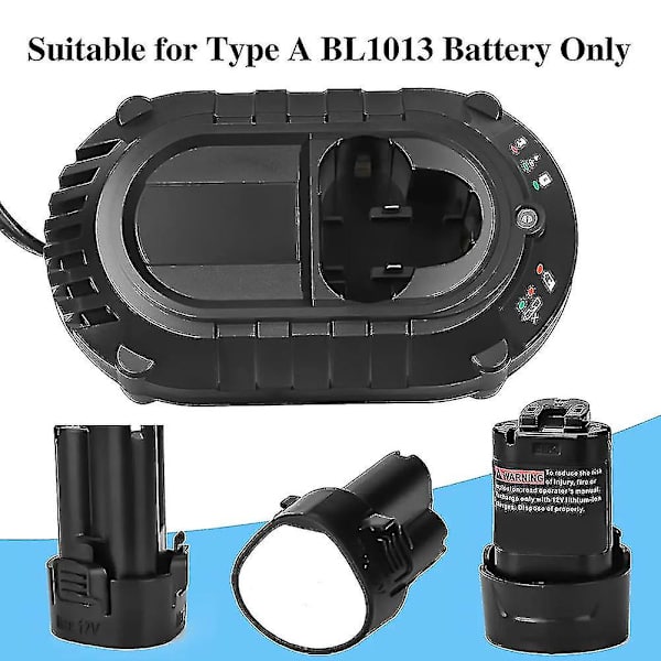 Akku Latauslaite Bl1013 Bl1014 10.8v-12v Litium- Akut Dc10wa Sähköporakone Ruuvimeisseli-yuhao