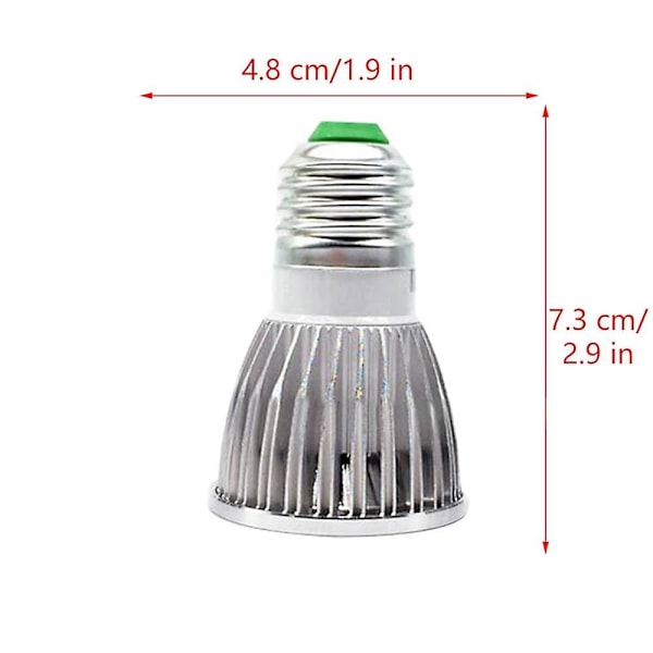 9 stk 12W LED Lyspære Spotlight 1200lm E14 E26 E27