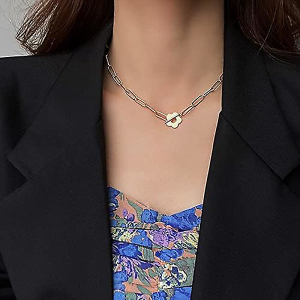 Choker-kaulakoru, klipsikaulakoru, kaulaketju naisille ja teini-ikäisille