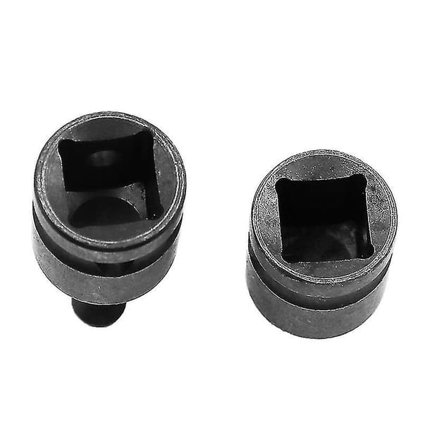 Nøgleløs Slagdriver Chuck Adapter Skruetrækkerbor Bits Power Tool Tilbehør. (sort) (2 stk.)