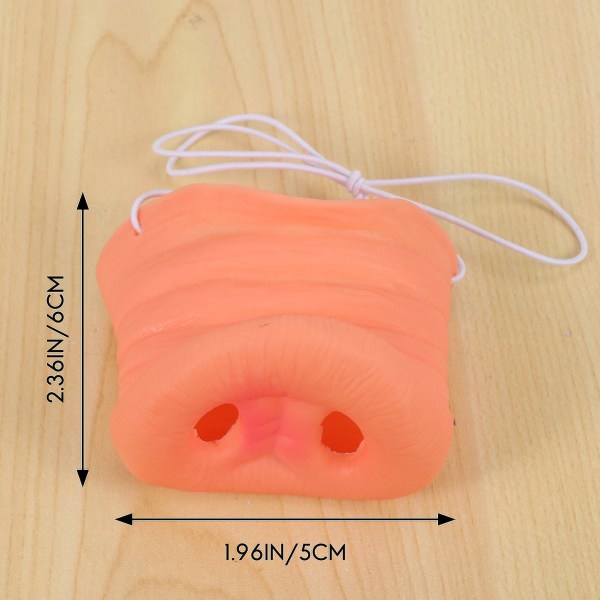 Svinenæse Bånd Kostume Gummi Snout Voksen Barn Sjove Tricks Gaver