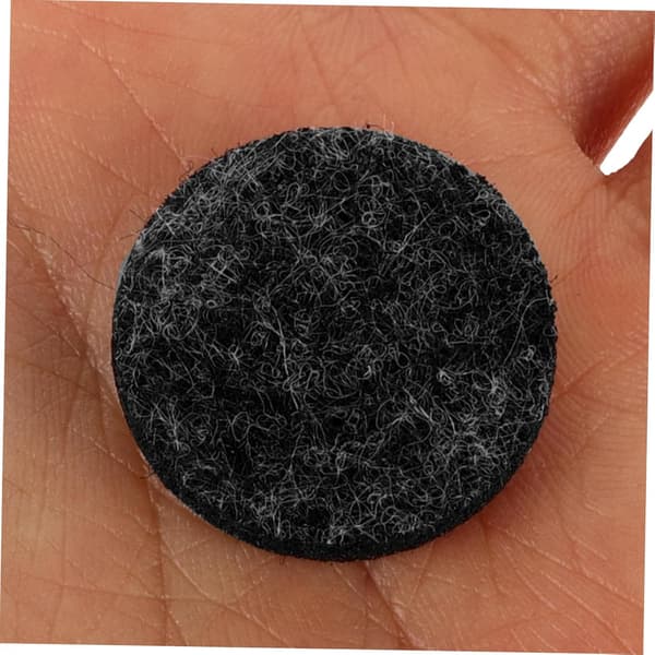 Eterisk Olja Diffuser Pads 100st Runda Påfyllningsbara Bomulls Aromapads för Parfymhalsband Mörkgrå