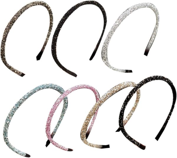 7 stk. Rhinestone Hårbånd Hodebånd Hårpynt til Brudebryllup Rhinestone Hodeplagg
