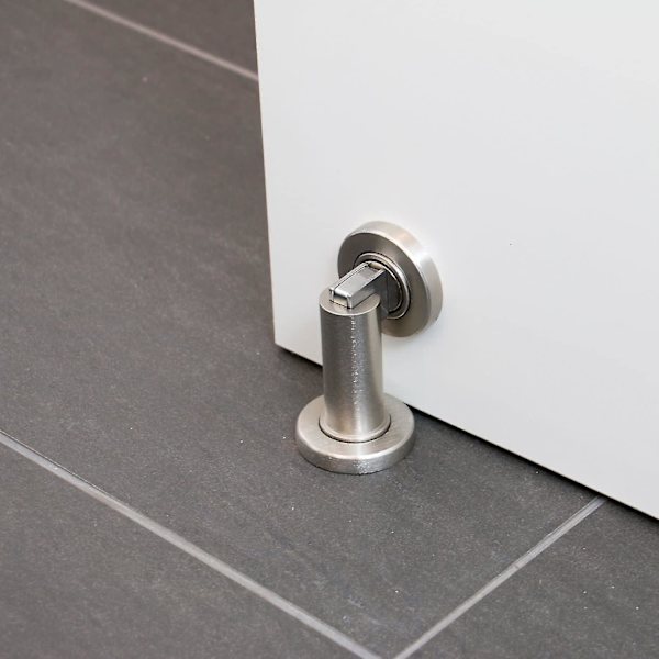 Magnetisk dørstopper i antikk look Dørstopper med gulv- og veggmontering, :5 cm,h:8.4 cm