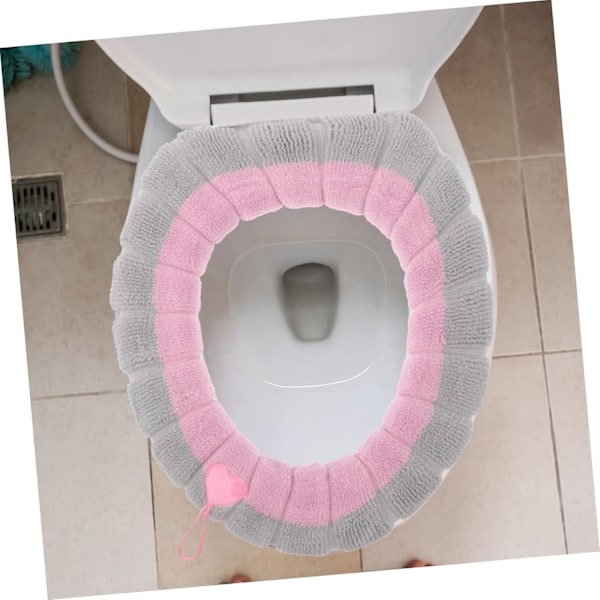Ylellinen ja mukava WC-istuimen päällinen kontrastikahvalla, lämmin pehmustettu istuin talveen, pestävä ja uudelleenkäytettävä