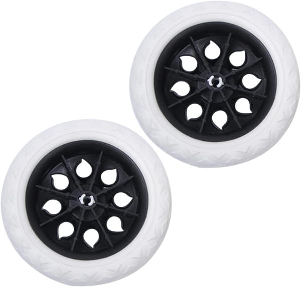 4 stk kraftige hjul for bagasjevogn, handlekurvhjul, trillehjulserstatninger