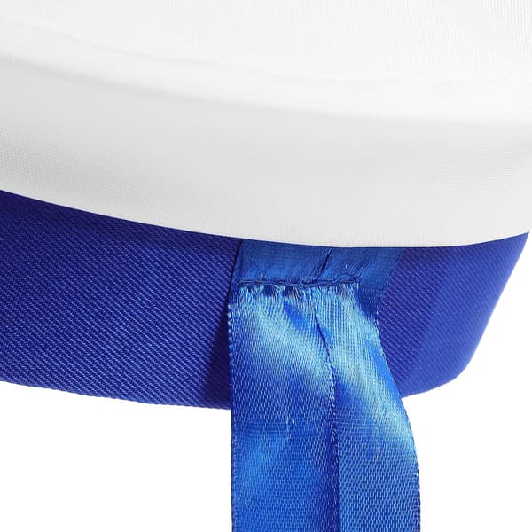 Båt Sjømann Cosplay Hatt rund Hvit Polyester Hatt med Sjarmerende Elegant Stil Solid Konstruksjon Utmerket