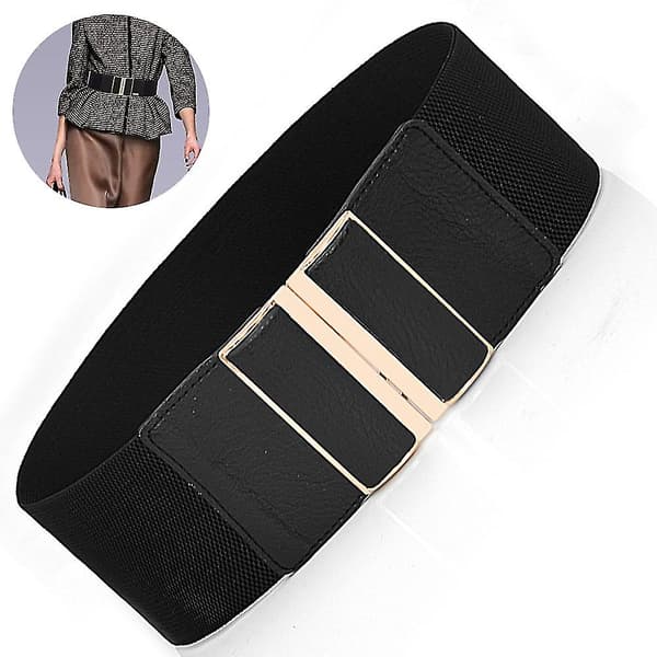 Dame Elastisk Bredt Belte, Stramt Livbånd, Cummerbund