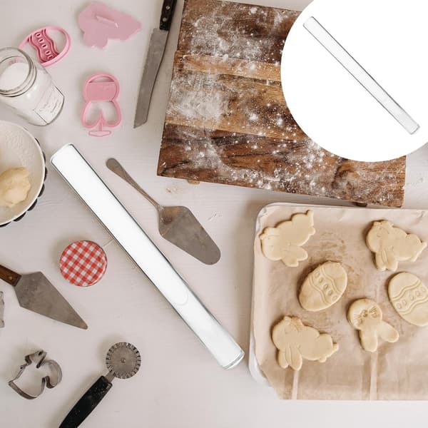 Akryl Multifunksjonell Rett Kjevle Ergonomisk Design Kake Dumpling Kjevle