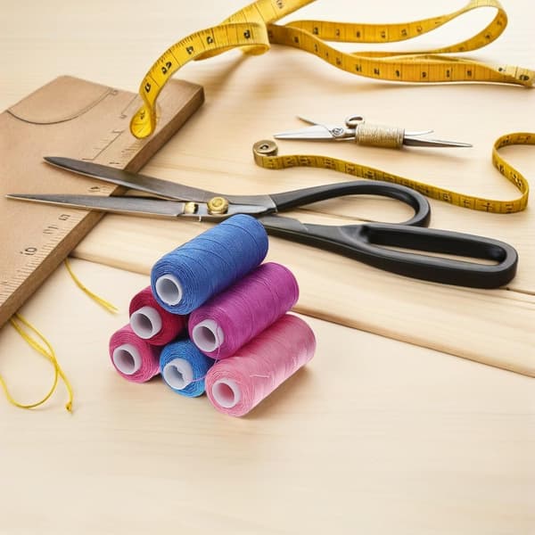 36 stk. sytråd i polyester for håndsøm, broderi, undertråd, DIY-håndverkstilbehør