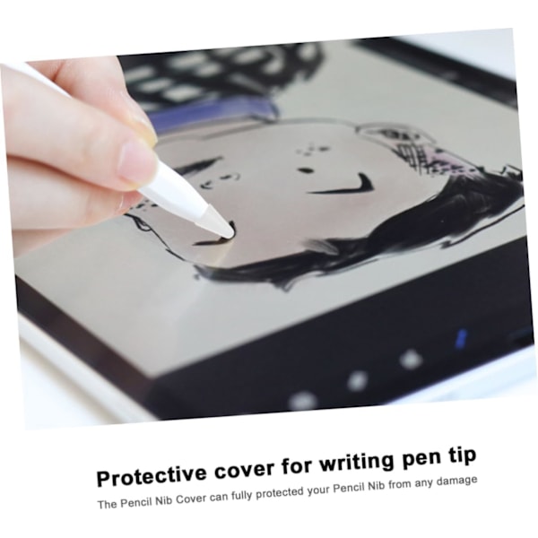 8 stk. Stylus Penne Beskyttelsesetui Stylus Pen Cover Tilbehør Nibber