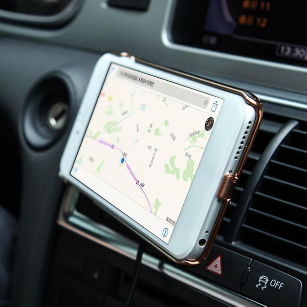 Magnetisk bilhållare trådlöst case för iPhone 6 6s 6 Plus