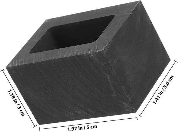 Raffinerende grafitform legering metalsmelteform til juvelerer og metalarbejdere