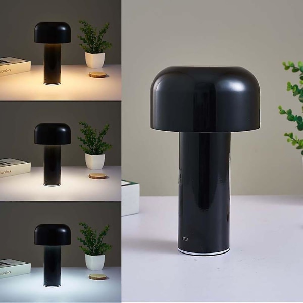 Bordlampe Bærbar Italiensk Sopp Trådløs Berøring USB