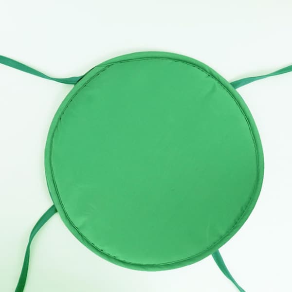 Sittdyna Svampdyna Remmar 38 cm Diameter Grön Polyester för Kontor Matsal Bil Användning Multifunktionell Stolsdyna