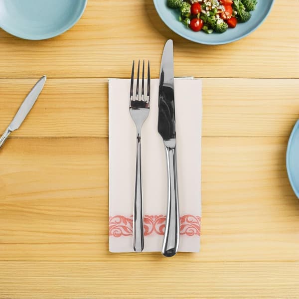 50 ark dekorative papirservietter til bryllupsreception frokostservietter engangs