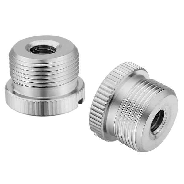 5/8\"-27 Han till 1/4\"-20 Hon Skruvtrådsadapter för Kameramonitor - 2-pack