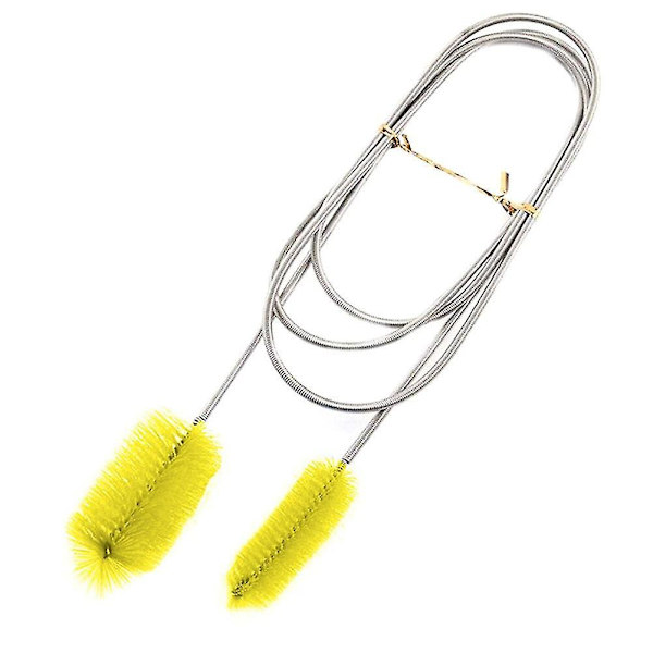 Rengöringsborste i rostfritt stål med flexibel nylon