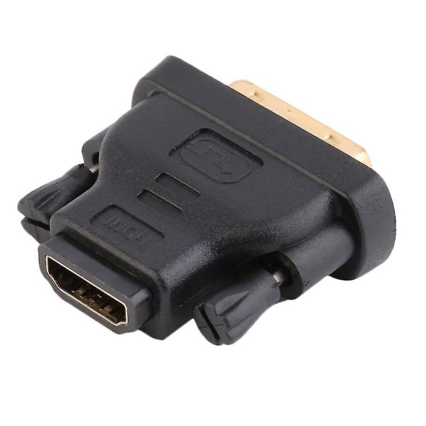 DVI Han 24+1 til HDMI Hun 19-pin Adapter Stik