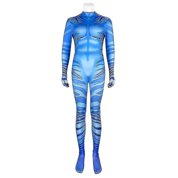 Vuxen Anime Kostym Neytiri Kostym Kvinna Jumpsuit M Male without belt