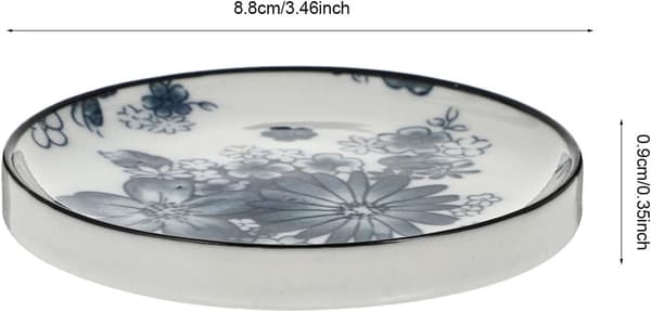 Keramisk tekoppunderlag tekanneholder rund termisk isolasjon enkel å rengjøre elegant klassisk design