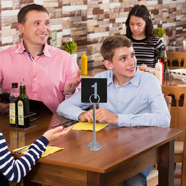 25 st restaurangbordsnummer tältbordsnummer kraftiga kort