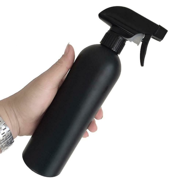 500 ml Plastflaska Återfyllningsbara Sprayflaskor Duschbehållare (svart) (1 st)