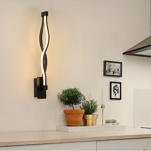 12W LED Vegglampe Bakgrunn Soverom Sengelampe Dekor