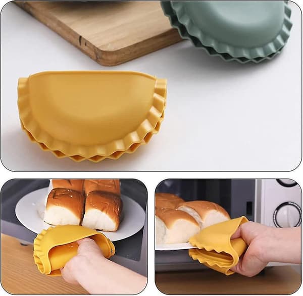 Mini Mitt Grydelapper Sød Dumpling Form Silikon Pinch Grips Silikon Mini Ovn Handsker