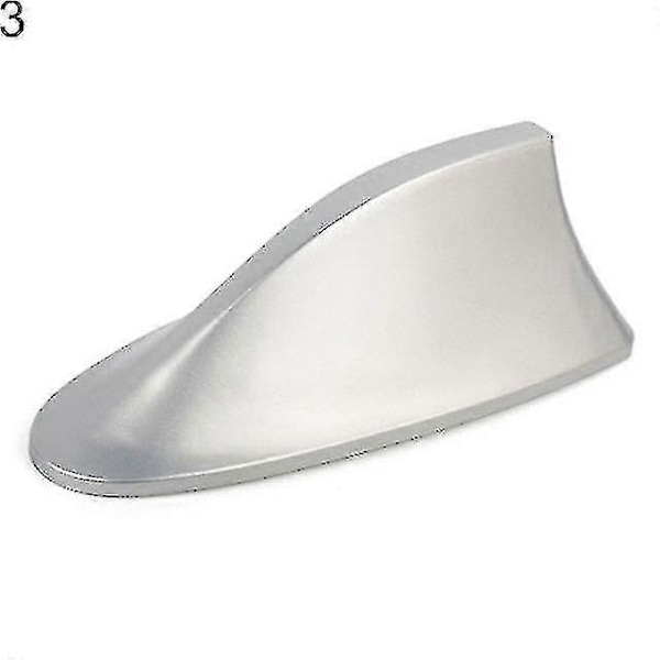Opgraderet Signal Universal Bil Hajfin Antenne Auto Tag Fm/am Radio Antenne Udskiftning Silver