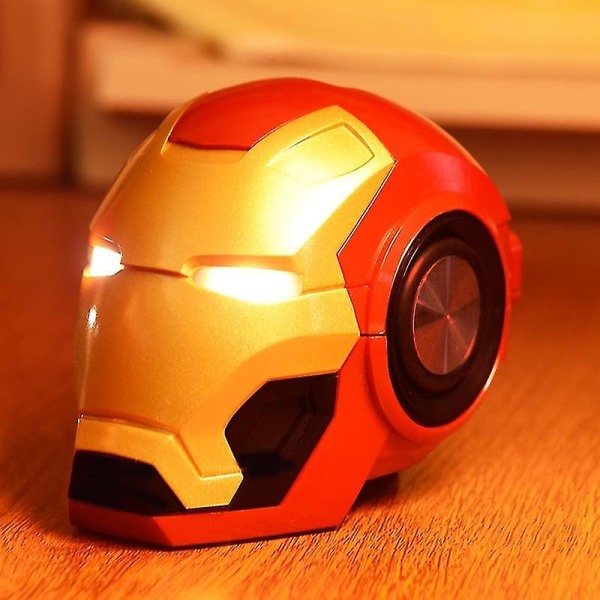 Trådlös Bluetooth Iron Man Högtalare Ljudfält Bas