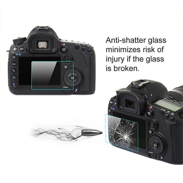 0.4mm 8H Tempered Glass Film for Canon 1300D Camera