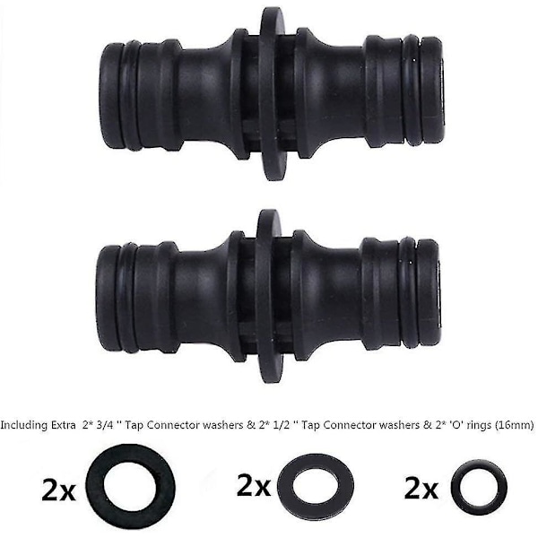2 Pak Clutch. Forbindelsesdel til sikker slangeforbindelse. Forbindelse af to
