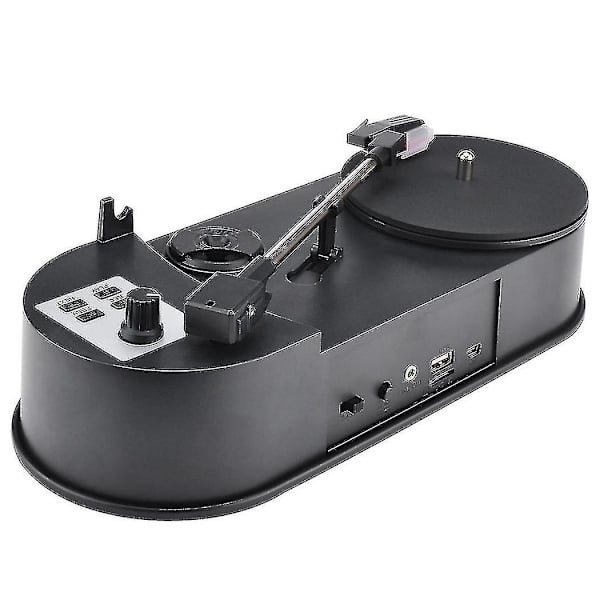 Mini Vinylspelare Grammofon Direkt Rotation U-Disk Mp3 Hastighet 33