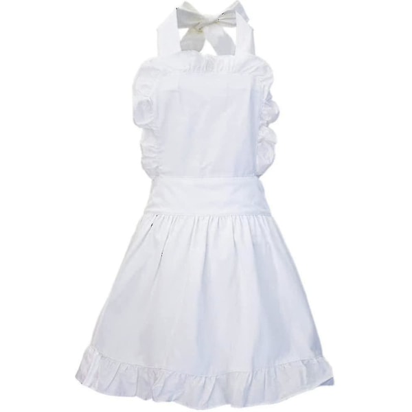 Mote Vintage Forkle Ruffle Retro Forkle Matlaging Kjøkken Nydelig Forkle For Kvinner-hyj